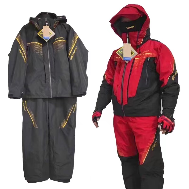 Fishing Rain Suit - ชุดตกปลาแบบกันน้ำแข็งแรงทนทานปี 2025 สำหรับผู้ชายและผู้หญิง เสื้อแจ็คเก็ตกันลมบางเบาและกางเกงขายาว ชุด 2