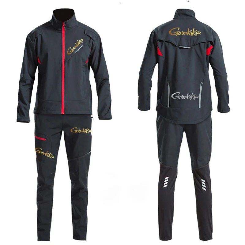 Fishing Pants Waterproof - เสื้อกันลมกันน้ำสำหรับฤดูหนาวเสื้อแขนยาวตกปลาสำหรับผู้ชายเสื้อกันลมสำหรับตกปลาตั้งแคมป์ตกปลากางเกงตกปลากางเกงตกปลาแบบหนาเสื้อโค้ทเด็กผู้หญิง