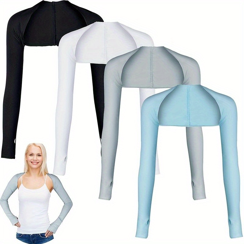 Fishing Gloves - ปลอกแขนผ้าไหมน้ำแข็ง 1 ชิ้น สำหรับผู้หญิง ถุงมือเล่นกีฬา สำหรับกิจกรรมกลางแจ้ง