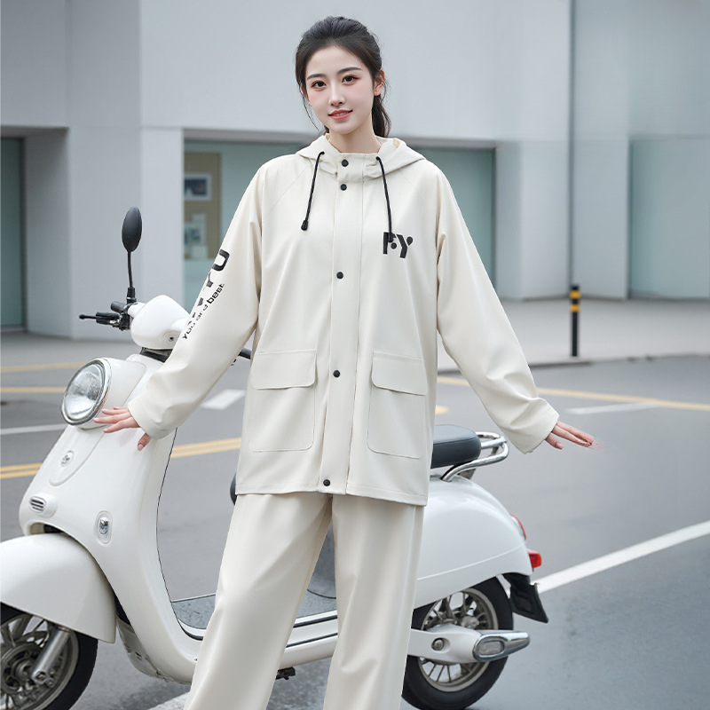 Fishing Rain Suit - ชุดกันฝนสำหรับผู้ชายและผู้หญิง ชุดกันฝนแบบกันลม กันน้ำ เสื้อกันฝน กางเกงกันฝน สำหรับขี่มอเตอร์ไซค์