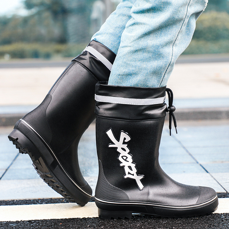 รองเท้าฝนยางกันน้ำกันลื่นสำหรั - Fishing Waders บทวิจารณ์และราคา