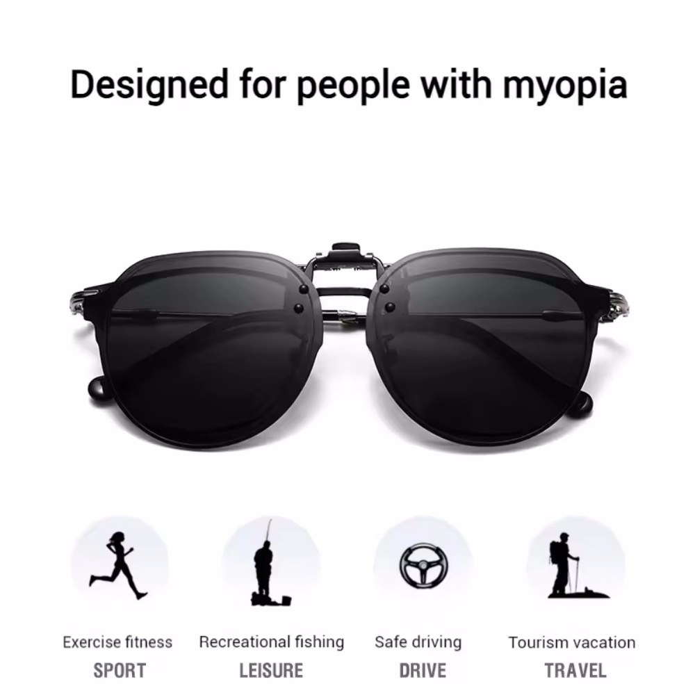เลนส์กันแดดโพลาไรซ์แบบหนีบ คลิ - Fishing Sunglasses Polarized บทวิจารณ์และราคา