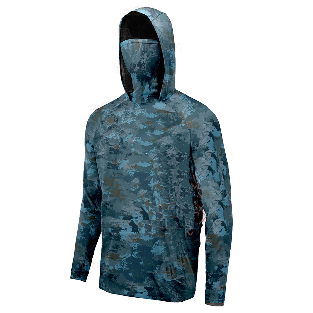 เสื้อตกปลา UPF 50+เสื้อตกปลาผู - Fishing Hoodie บทวิจารณ์และราคา