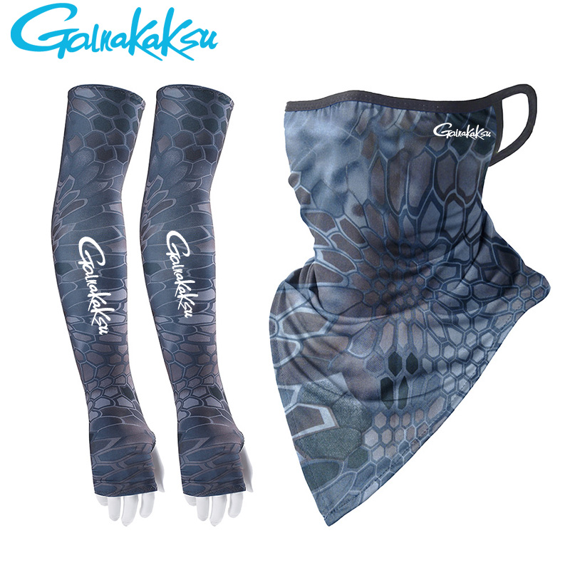 กลางแจ้งปลอกแขนถุงมือปั่นจักรย - Fishing Mask Sun Protection บทวิจารณ์และราคา